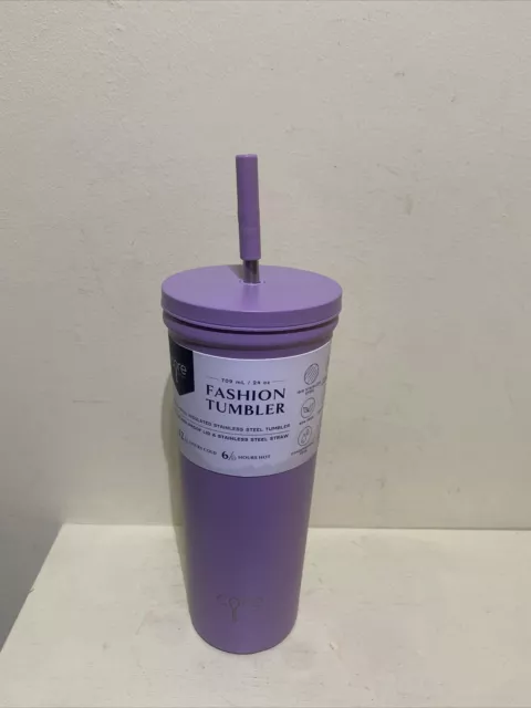 Core Double Wall Insulated Stainless  Steel Fashion Tumbler 709ml Lilac