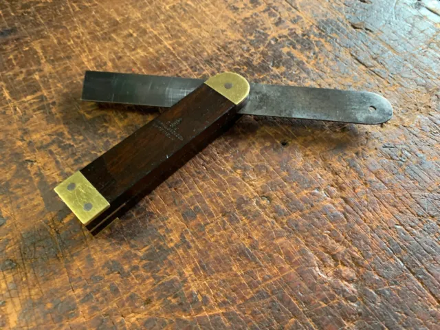 Vintage Spear & Jaskson Rosewood Bevel Gauge Woodwork Angle Marking Tool Engl