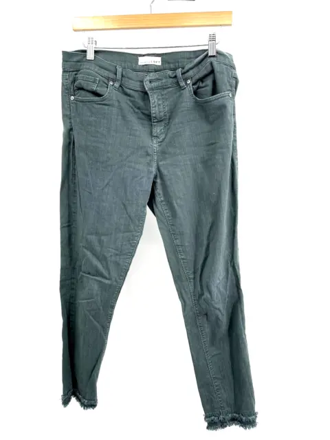 Loft Women's Pants Jeans Made and Loved Modern Skinny Raw Hem Size 29 Denim