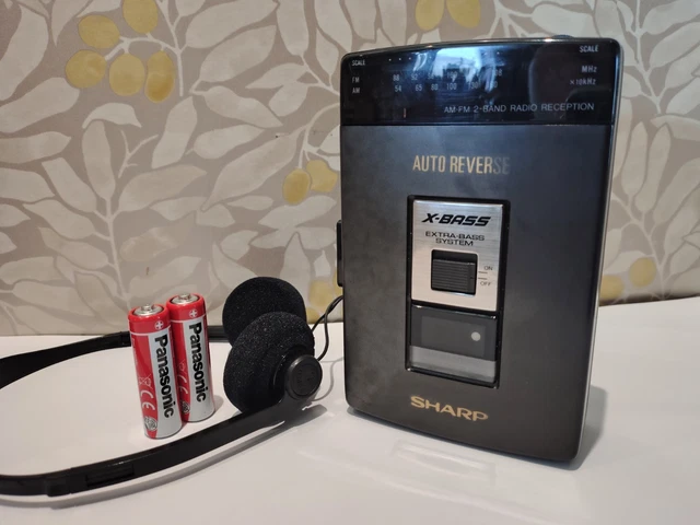 SERVICED SHARP JC-510 Auto Reverse Personal Stereo Walkman With Radio £ ...