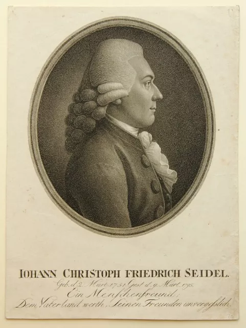 Johann C. F. Seidel (1751-1795), Aquatinta Romantik Unbekannt (19.Jhd) 2