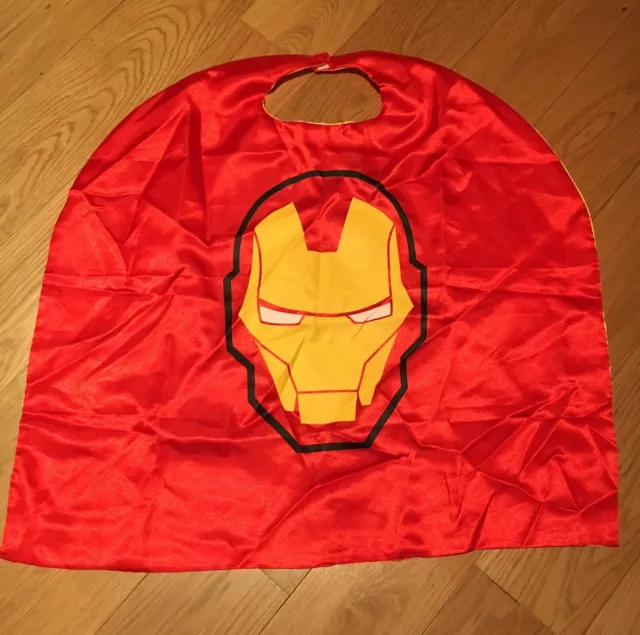 Kids Superhero Cape Iron Man Brand New And Sealed