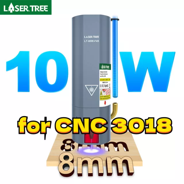 Professional 10W Laser Module for CNC 3018 PRO Engraver Cuting Wood Machine Tool