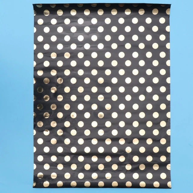 5 PIEZAS Papel de regalo Bronzing Stamping Dot Papel de regalo Papel de fiesta