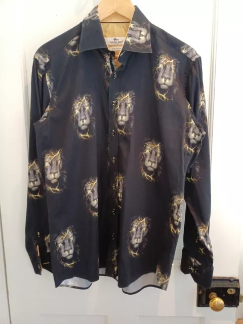 Camicia Claudio Lugli Couture taglia L. Design Lion