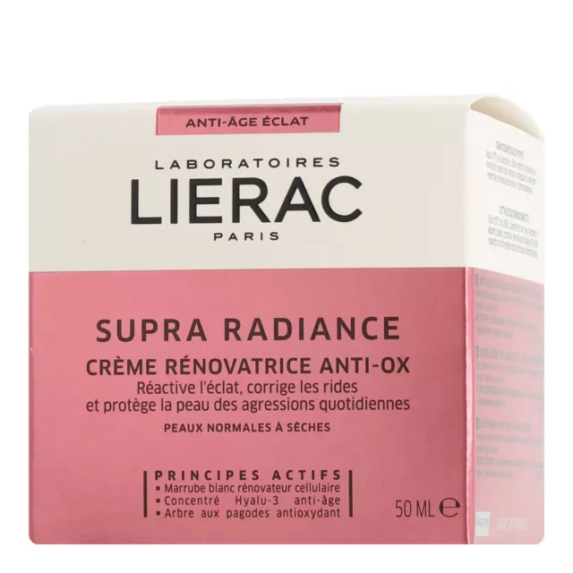 LIERAC Supra Radiance - Crème Rénovatrice Anti-Ox 50ml
