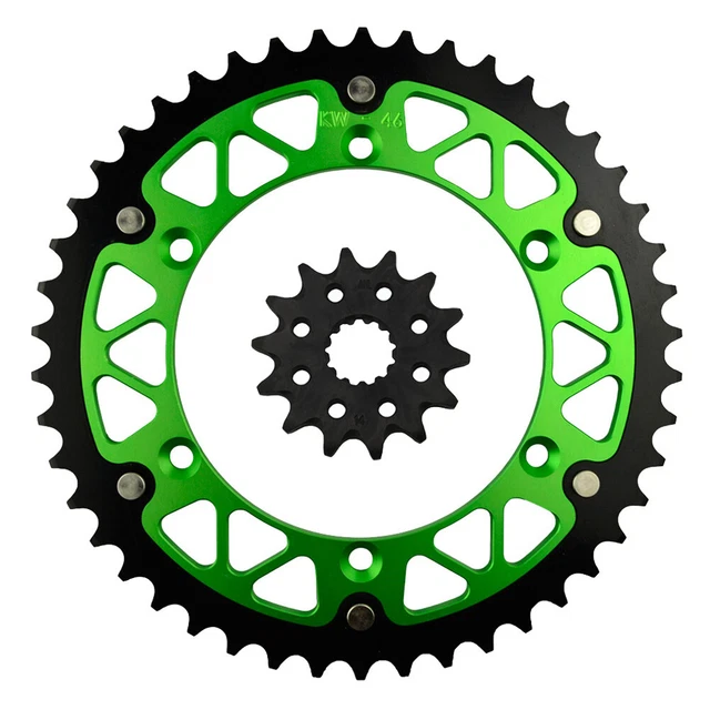 14T Front 46T Rear Sprockets Kit For Kawasaki KX250 1999-2008 KLX300R 2002-2007