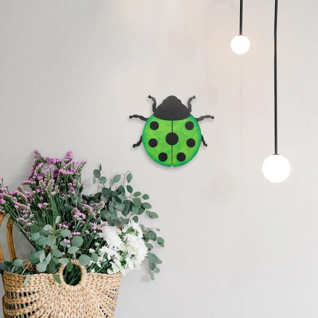 Insect Theme Wall Hanging Decor Beetle Wall Decor Metal Beetle Wall Sculpture 2