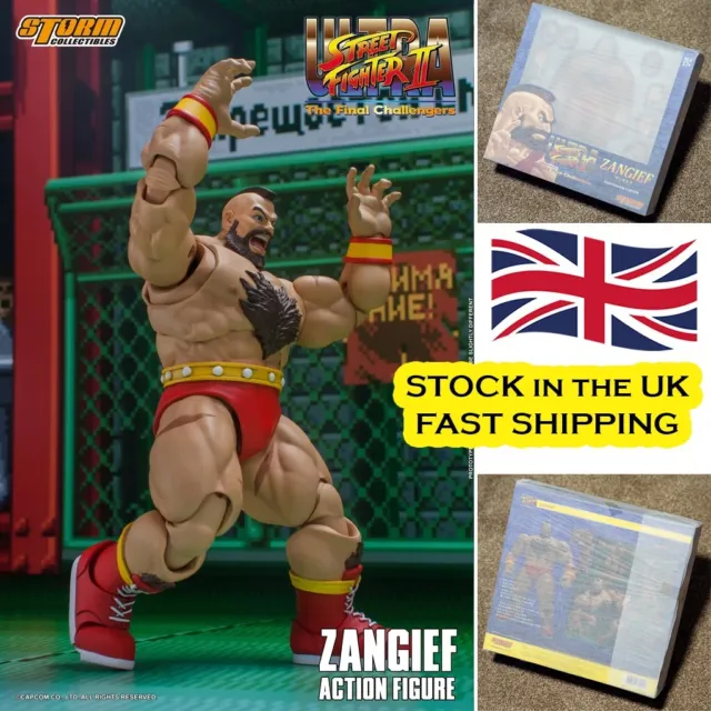 Storm Collectibles - ZANGIEF - Ultra Street Fighter II TFC Action Figure (NEW!)