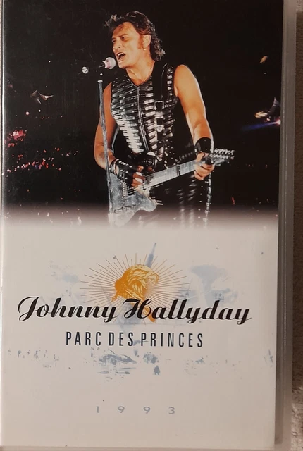 JOHNNY HALLYDAY "PARC DES PRINCES 1993 Video VHS