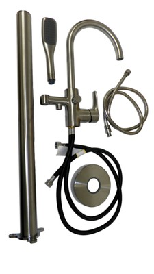 Hansgrohe Hansgrohe Axor Séries 4-Hole Romain Tube Réservoir Bord 06322820 Brossé Nickel 