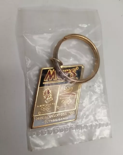 Vintage1992 Albertville Winter & Barcelona Summer Olympics Mars key ring Sealed
