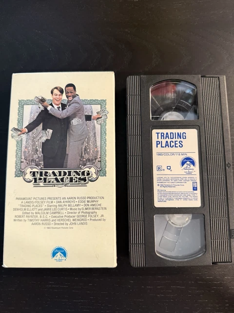 TRADING PLACES 1989 VHS Eddie Murphy Dan Aykroyd Tested £6.50 - PicClick UK