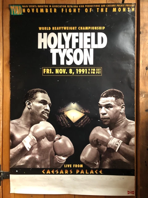 thumbnail image 2 of Original 'The Sound And The Fury' Fight Poster – Holyfield Vs Tyson II (Boxing Memorabilia) 2 of 6