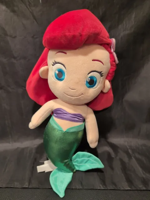 Baby Ariel The Little Mermaid Plush Disney Store 13” Stuffed Animal Toy