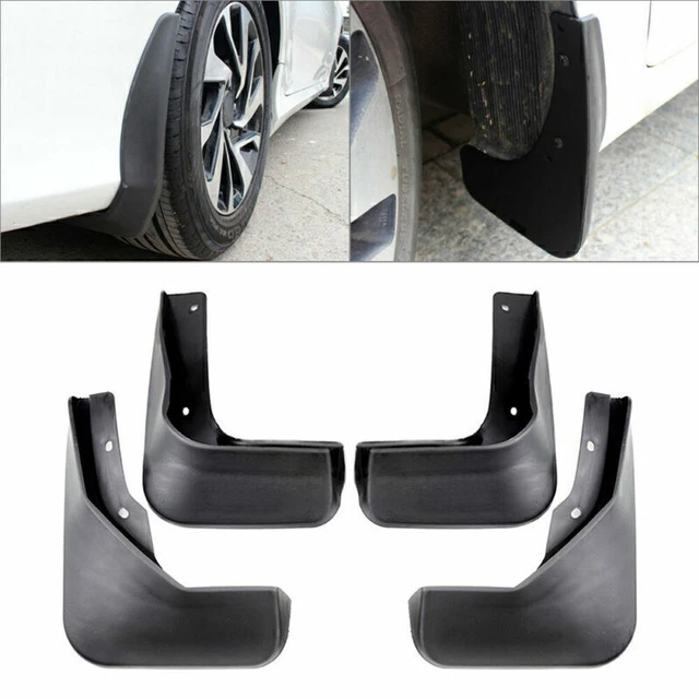 Black Front Rear Mud Flap Splash Guard Mudguards Fender Fit 2015-2017 VW Jetta