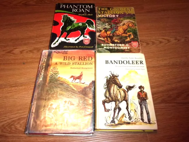 Big Red Victory Montgomery Bandoleer Benedict Phantom Roan Holt Horse Book Lot