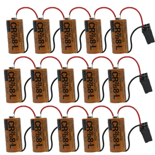 15pcs for Fuji CR2/3 8.L 3V 2000mAh Battery for PLC Memory Backup Power supply