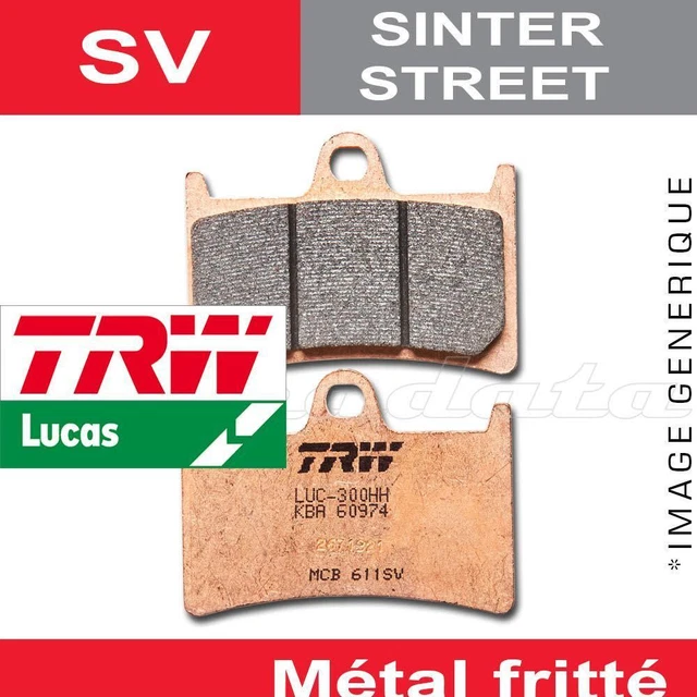 2 Plaquettes De Frein Avant TRW Lucas MCB512 - Pour Honda CB 750 F2 (RC04) 1982 - Neuf Sous Emballage