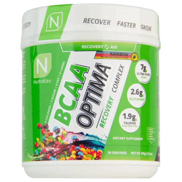 Nutrakey BCAA OPTIMA 30 Servings 6 FLAVORS - Recovery Complex - Choose Flavor