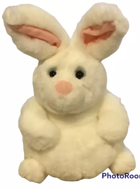 Gund Plush Easter Bunny Rabbit 15” Buster #3651 White with Pink Ears and Nose