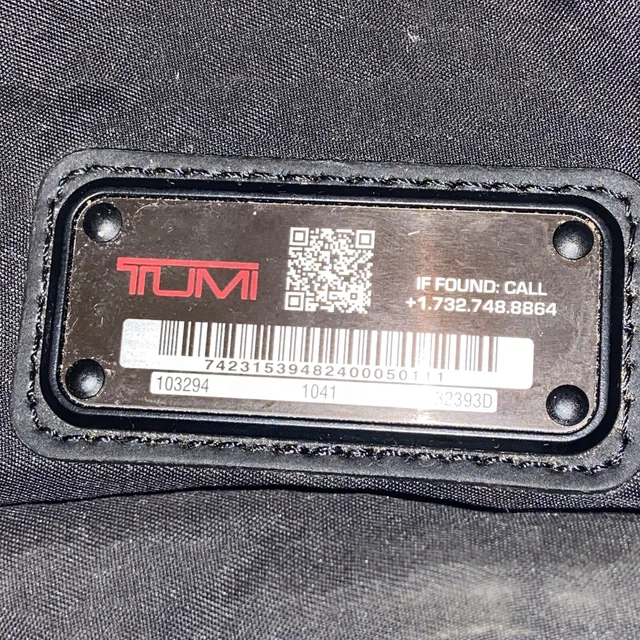 Tumi Black Crossbody Sling Bag Pack Alpha Bravo 8