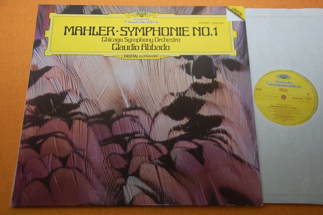 Abbado Mahler Symphony No.1 German Ed1 DGG Digital Stereo early 80s NM