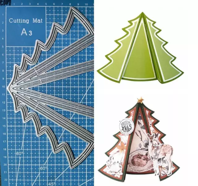 Weihnachtsbaum Stanzformen Metall Cutting Dies Scrapbooking Präge StanzschabLOVE