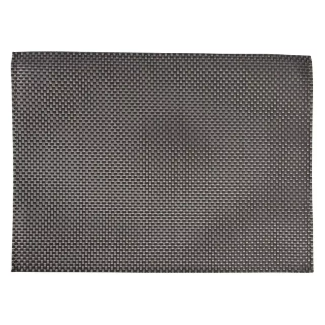 Aps (Pack Of 6) Pvc Silver And Grey Placemat Gj995