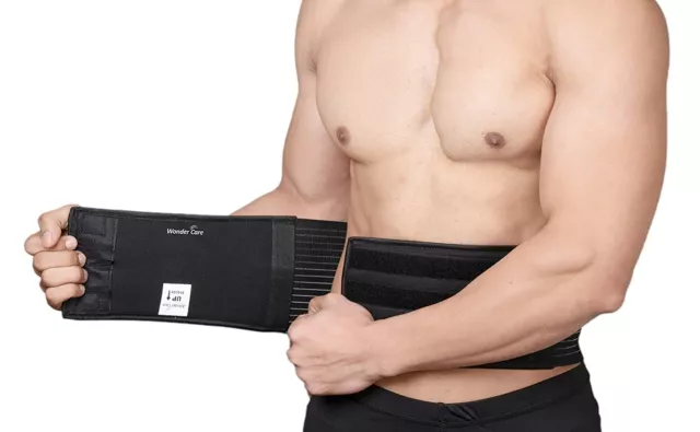 Hernia Belt for Men Brace with Double Compression Truss Pads inguinal Support.