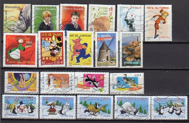 France avant 1946 lot de 300 timbres différents oblitérés used
