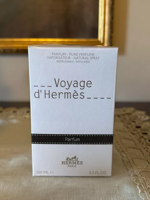 Voyage d'Hermes Parfum 100 ml Natural Spray Refillable NUOVO