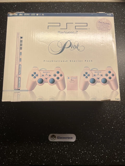 CONSOLE PS2 SLIM Pink Rose Avec 2 Manettes Fonctionne Parfaitement EUR 169,90 - FR