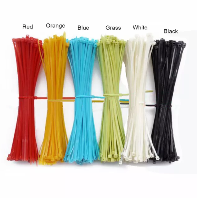 Nylon Plastic Cable Ties 3mm x 150mm Wrap Long and Wide Extra Large Zip Ties