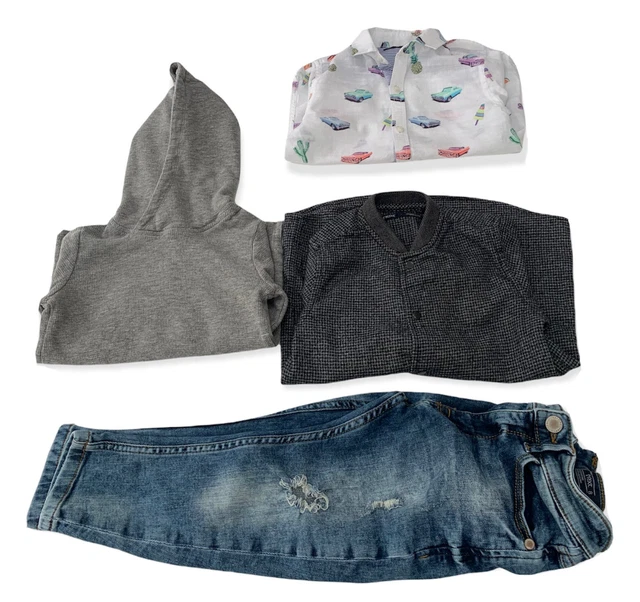 Pacchetto ragazzi Next età 4 anni 1 x jeans 1 x maglione 2 x camicie