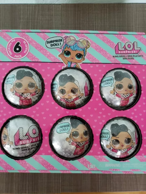 LOL Surprise Bling Series Doll Playset, 6 Pieces, Great Gift, Collect or Play