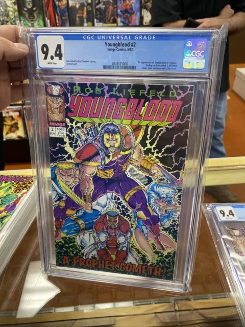 Youngblood 2 CGC 9.4 NM+ 1st Shadowhawk 1st Prophet Liefeld Pink Jake Gyllenhaal