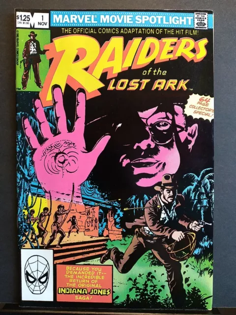 Raiders of the lost Ark #1 NM- 9.2 Indiana Jones Marvel Comics 1981🔥 New Movie