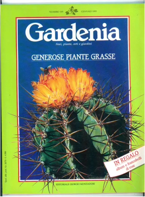 Gardenia Num. 105 Gennaio 1993 Mondadori Fiori Piante Orti Giardini