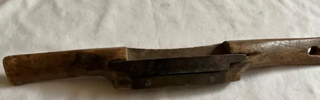 Antique / Vintage Wooden Handle Spokeshave / Spoke Shave Draw Knife Plane