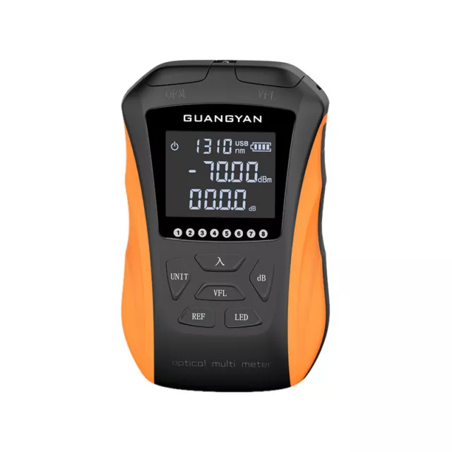 Fiber Optic Cable Tester Optical Power Meter Visual fault location RJ45 Li-ion