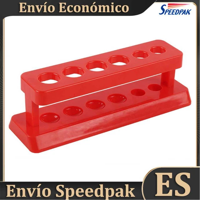 Lab School Supplies Plastic Test Tube Rack 6 Holes Holder Burette Support es