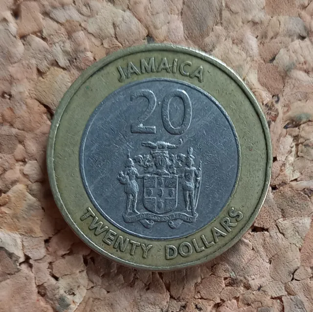 Münze, Jamaica, 20 Dollars, 2000, Marcus Garvey
