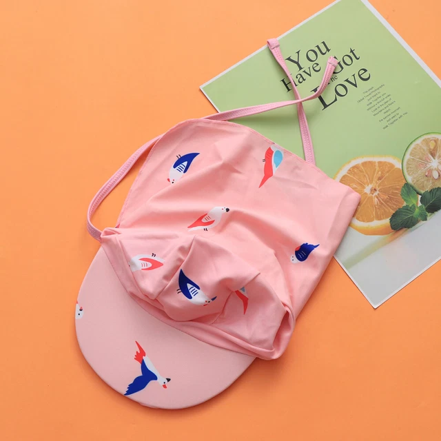 Cuppa da bagno protezione solare cappello da nuoto con sportello caricatura protezione solare