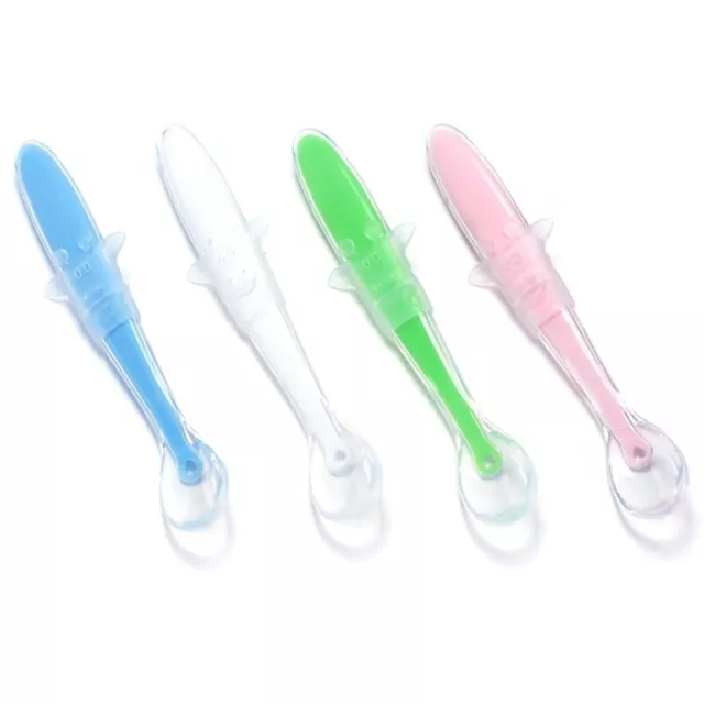 Baby Soft Silicone Spoon Training Feeding Spoons for Kids Toddlers Children