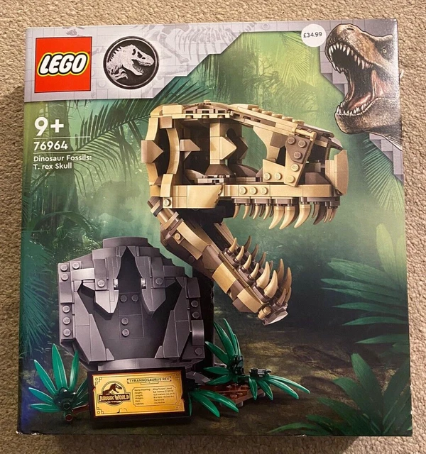 LEGO JURASSIC WORLD: Dinosaur Fossils: T. Rex Skull (76964) Brand New ...