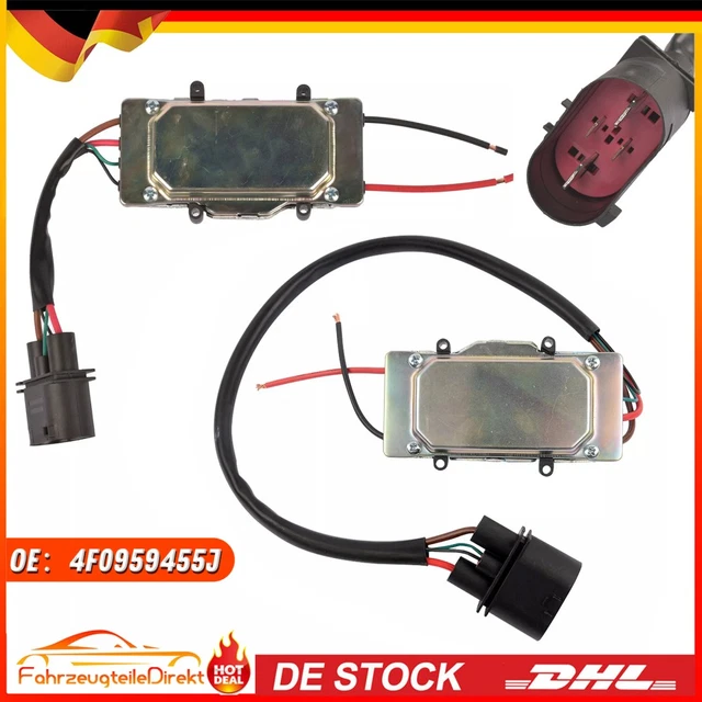 2 Modules De Commande De Ventilateur Pour Audi A6 4F C6 - Référence 4F0910501, Compatible 2.7 3.0 4.2 TDI/FSI