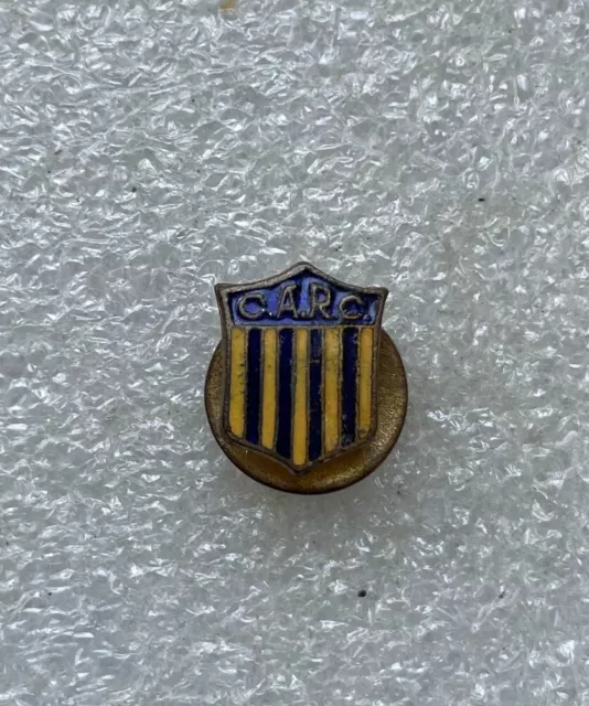 Rare Vintage pin badge ARGENTINA CLUB ATLETICO PLATENSE FOOTBALL CLUB CAP  enamel