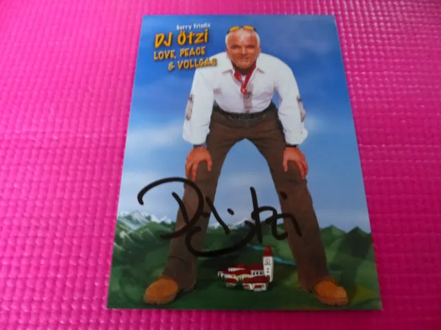 DJ ÖTZI signed Autogramm signiert auf 10x15 cm Autogrammkarte