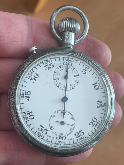 VALJOUX 24 GPO Post Office Issue Swiss Rattrapante Split Second Stopwatch 149.99 PicClick UK